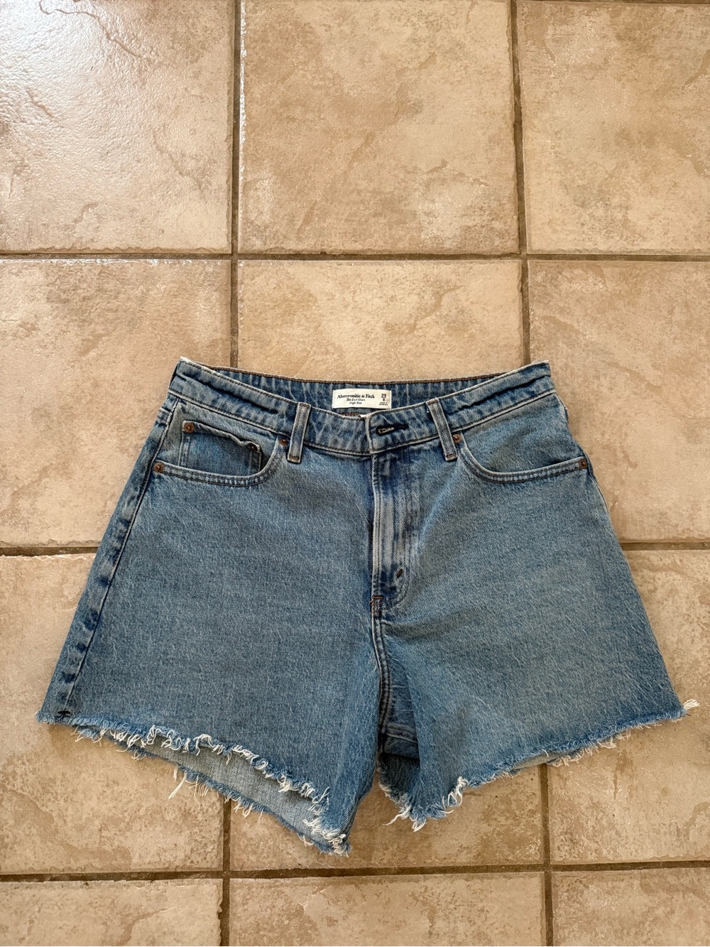 Abercrombie & Fitch High Rise Dad Shorts